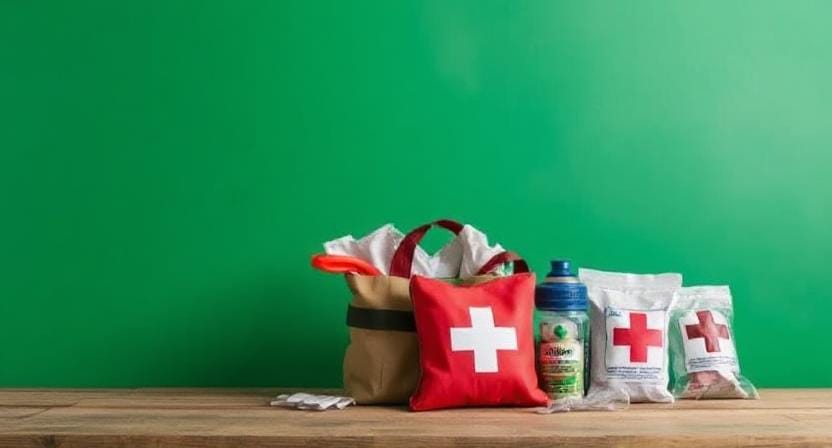 Survivalist Shopping for First Aid Supplies