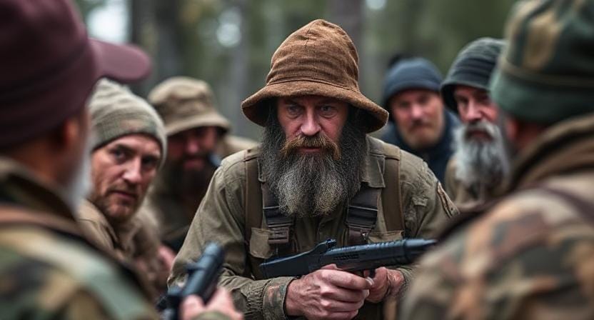 Survivalist Prepper Sensing Tension in the Group