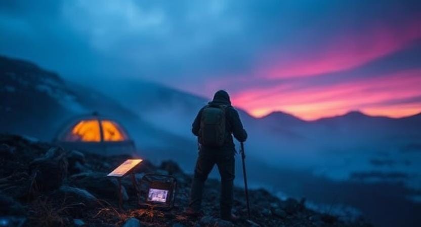 Survivalist Planning Ahead for an Escape Route