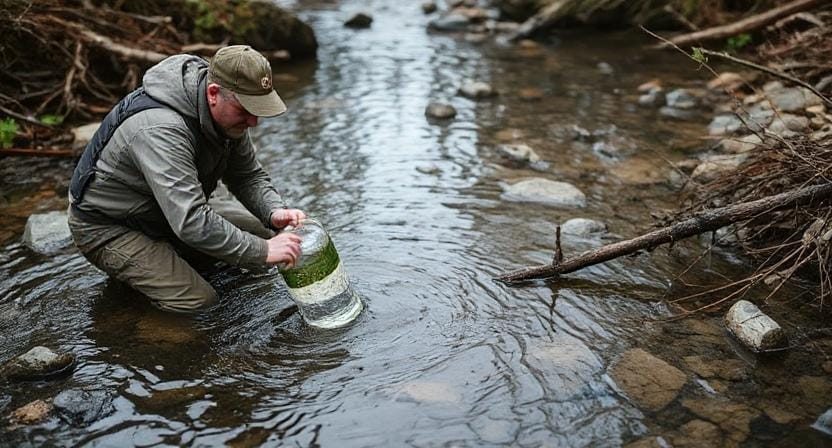 Survivalist Finding Water After a Disaster Strikes