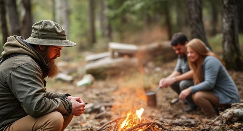 Survivalist Making Connections In The Community
