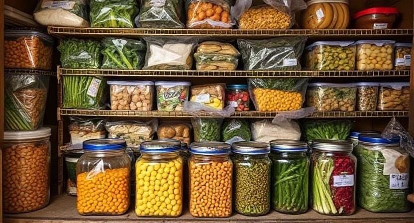 Survivalist Prepper Making a System That Works for Food Storage Needs