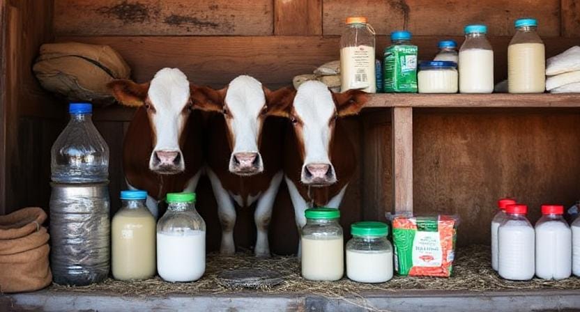 Survivalist Storing Dairy Products Safely