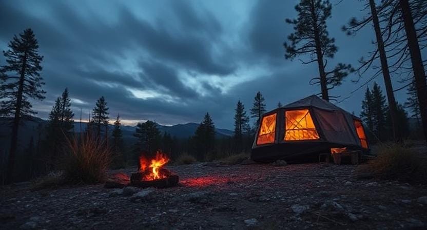 Survivalist Choosing Bug-Out Location
