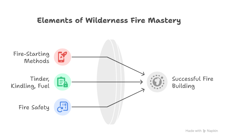 Infographic on Wilderness Fire Mastery