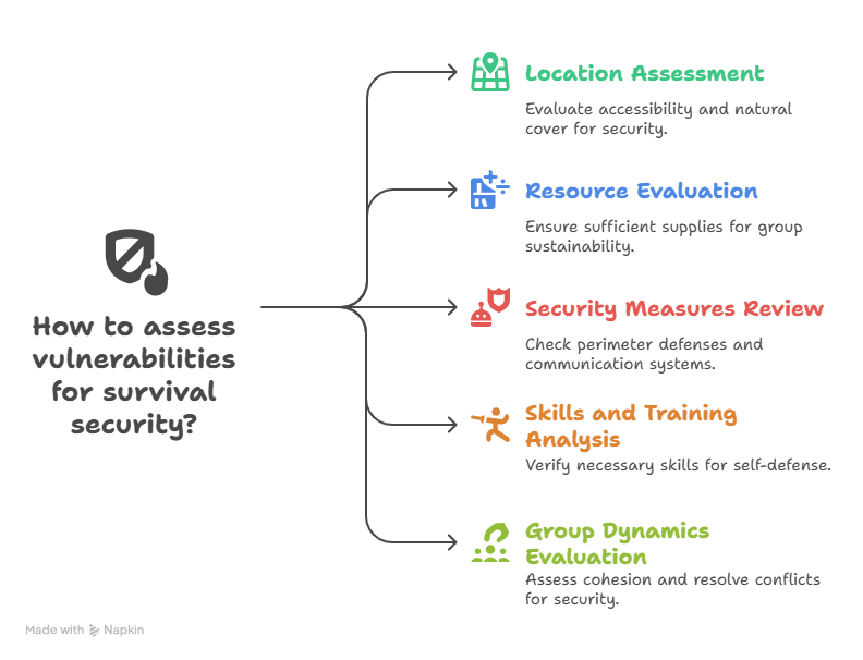 Infographic On Assessing Survival Security Vulnerabilities
