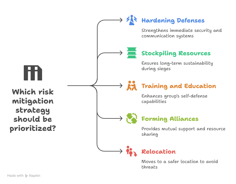 Flowchart About Risk Mitigation Strategies