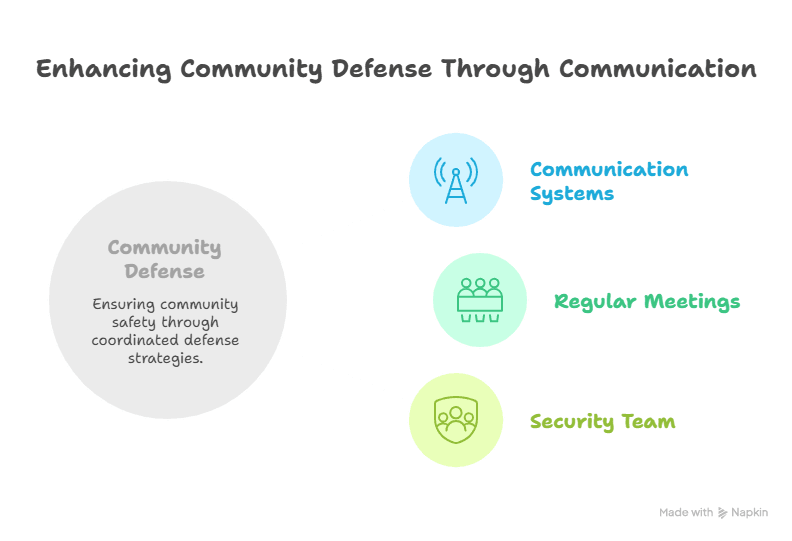 Infographic on Community Defense Communication
