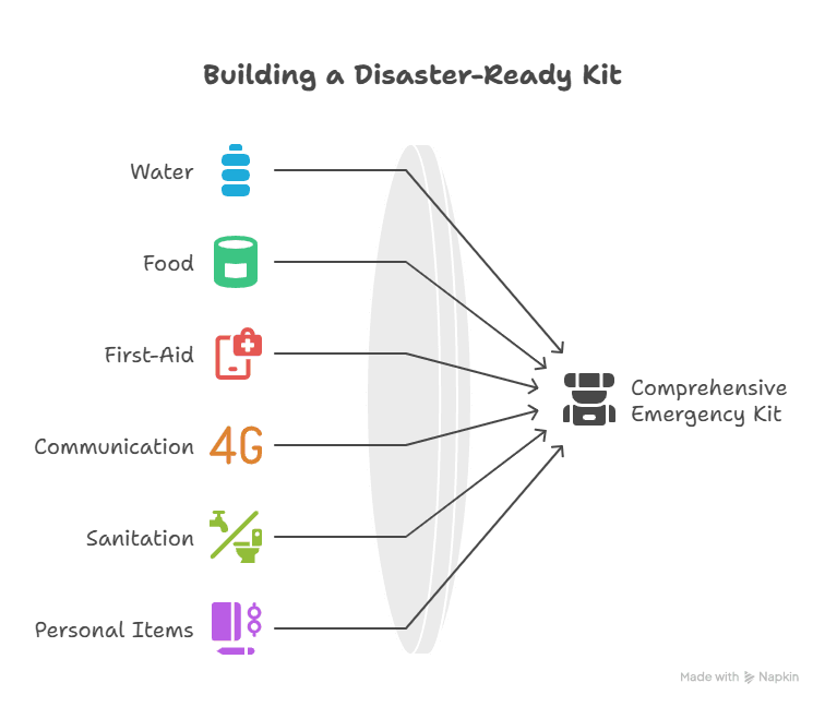 Visual Blueprint of Building a Disaster-Ready Kit