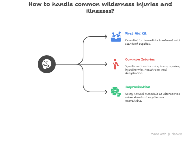 Diagram Showing Emergency Kit Information